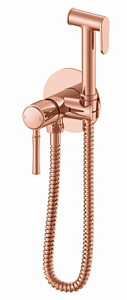 Смеситель Wonzon&Woghand Tor WW-88829073-RG с гигиеническим душем, розовое золото