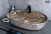 Раковина Gid Stone Edition Mnc346T 61 см коричневый