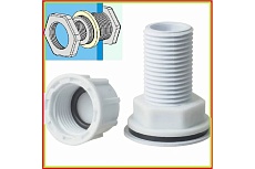 Отвод (врезка) для резервуаров с заглушкой VIVALDO пластик 1/2&quot; (5шт) ШГ333333