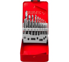 Резьбонарезной набор Зубр метчики 9ХС, сверла Р6М5, 18 предметов 28115-H18_z01