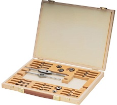 Набор метчиков и плашек Bucovice Tools UNC №5-№12 115CrV3 22пр 315000