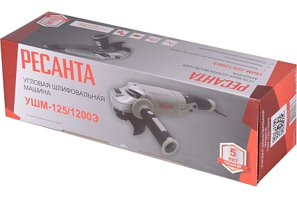 Углошлифовальная машина Ресанта УШМ-125/1200Э 75/12/4