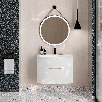 Зеркало Kerama Marazzi Cono CO.mi.70\BLK 70 см черный матовый