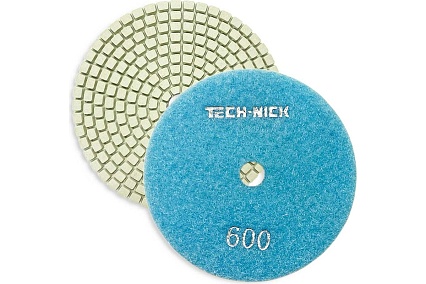 Круг алмазный гибкий шлифовальный АГШК WHITE NEW (100x2.5 мм; Р600) TECH-NICK 128.120.7357
