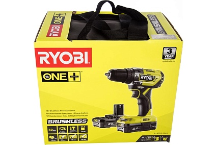 Бесщеточная ударная дрель-шуруповерт Ryobi ONE+ R18PD5-220S 5133003734