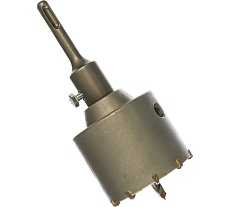 Коронка по бетону в сборе (73х60 мм; М22; SDS-plus) Сибртех 703317