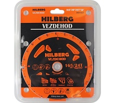 Диск пильный Vezdehod 165х20 мм, 24Т, 18º Hilberg HV167