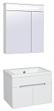 Мебель для ванной Руно Парма 60 см 2 дверцы, белый