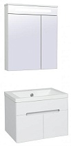 Мебель для ванной Руно Парма 60 см 2 дверцы, белый