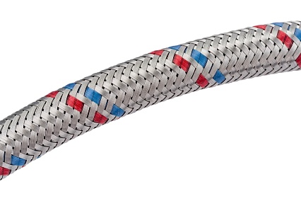 Подводка гибкая для воды с оплеткой из нержавеющей стали ELKA 1/2" х 40 см в/в ИС.100910
