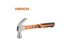 Молоток-гвоздодер KENDO с фибергласовой рукояткой, 340 гр 25105