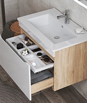 Мебель для ванной Vigo Grani 60 см подвесная, 1 ящик, дуб сонома
