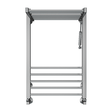 Полотенцесушитель водяной Terminus Валенсия П12 500x800, 4670078529473 c полкой