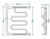 Полотенцесушитель водяной Energy Mix 60x50