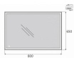 Зеркало BelBagno SPC-GRT-650-800-LED-TCH 65x80 см