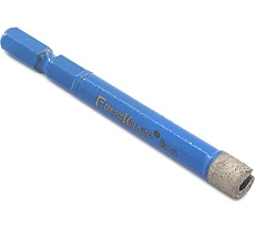 Коронка алмазная по стеклу и керамограниту (8x35 мм; 6-гранный хвостовик) РемоКолор 35-4-302