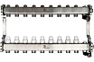 Коллектор нерж. Wester MUVS 1"-3/4 в сборе на 9 выходов 0-32-1614