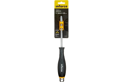 Ударная отвертка SL6,5х125мм Inforce 06-09-89