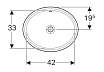 Раковина Geberit VariForm 48 см 500.748.01.2