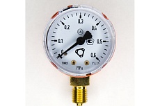 Манометр 50 мм, 0.6 Мпа, пропан ИНКО МП 50-0,6 ИНКО