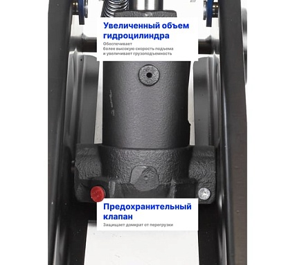 Подкатной гидравлический домкрат Forsage 2,5Т F-TR20005DS(56593)