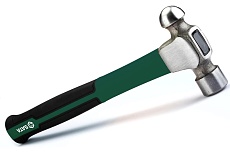 Рихтовочный молоток Sata 900 г, 390 мм, с круглым бойком, фибергласовая рукоятка 92304