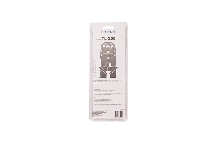 Обжимные клещи для витой пары НК-Групп rj-45 (8p8c), rj-12 (6p6c), rj-11 (6p4c и 6p2c), technolink tl-200 56435