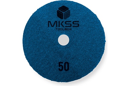 Алмазный гибкий шлифовальный круг MKSS Toolbox MK2606 АГШК Ø100 Р50 для сухой шлифовки MKSS MK26060050