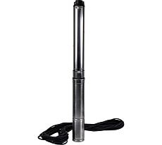Скважинный многоступенчатый насос Verton DW50/370V (370Вт,Qmax 35л/мин,Hmax 50м,d насоса 76мм, верх.забор) 01.13295.13322