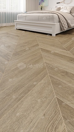 Виниловый ламинат Alpine Floor Chevron Alpine LVT Дуб Ваниль Селект 555x127x2.5 мм, ECO 20-2A