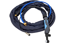 Горелка TIG WP 9 FXV (4 м, M16x1.5, 2 pin, 35-50, воздушное охлаждение, AC80А/DC125A, 0.5-2.4 мм) Энаргит WP9FXV-4-M16-2P-3550