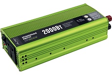 Автомобильный инвертор QUMO преобразователь постоянного тока 12В в переменный ток 220В, модель QAI-904-2000 Inv 004 , максимальная выходная мощность 2000Вт 33797