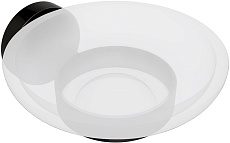 Мыльница Bemeta Hematit 159108042 11 см, серый металлик глянцевый