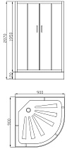 Душевой уголок Cerutti Viva 90x90 прозрачный, хром