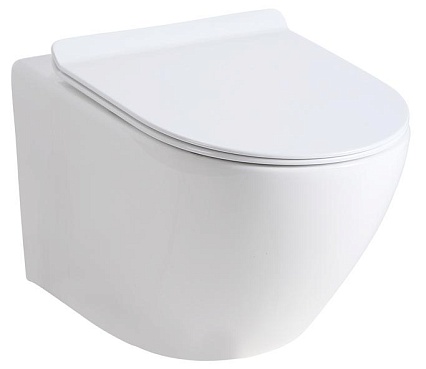 Подвесной унитаз Orange C07-100W безободковый, с микролифтом