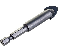 Сверло по стеклу и кафелю Зубр 2-х резцовый, 14 мм, шестигранный хвостовик 29840-14