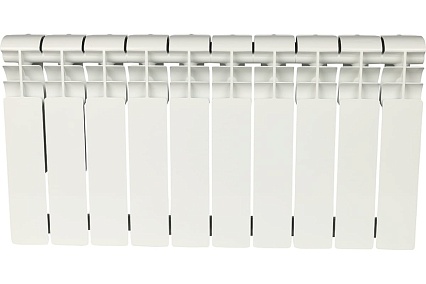 Биметаллический радиатор Rommer Profi BM 350 BI350-80-80-130 10 секций RAL9016 86632