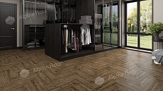 Ламинат Alpine Floor Herringbone 12 Pro Дуб Бордо 606x101x12 мм, LF106-10B