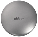 Накладка на донный клапан Abber AC0014MS керамика, матовое серебро