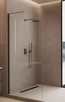 Душевая перегородка Vincea Волк-Ин (Walk-In) VLSW-1H700CLGM 70x200 вороненая сталь, прозрачное