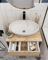 Тумба с раковиной 1MarKa Grunge Loft 60 см дуб вотан