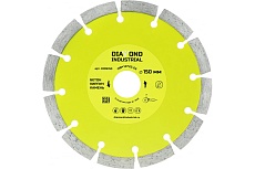 Диск алмазный сегментный по бетону, кирпичу, камню 150 х 10 х 22,2 мм Diamond Industrial DIDS150