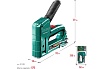 Алюминиевый cтеплер 53 (6-14мм)/140 (8-14мм)/13/ 53F/300/500 Kraftool Universal-HD 3188