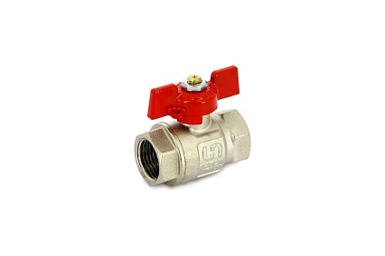 Полнопроходной кран ВВ 3/4, бабочка Uni-Fitt 110T3000