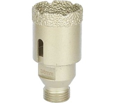 Коронка алмазная, вакуумное спекание (38х40 мм; 1/2"; М14) TECH-NICK TUK 136.600.6677
