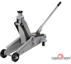 Подкатной домкрат Сервис Ключ 3 т, 150-530 мм, с подстаканником, 75040