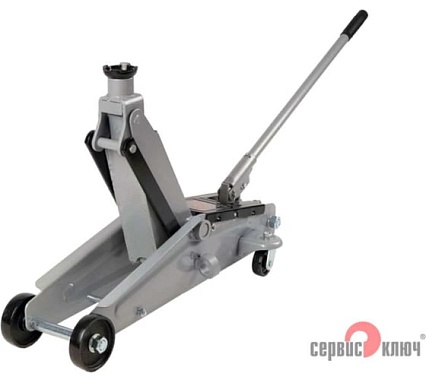 Подкатной домкрат Сервис Ключ 3 т, 150-530 мм, с подстаканником, 75040