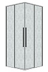 Душевой уголок Grossman Galaxy 300.K33.01.8080.10.02 80x80 шиншилла, хром