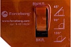 Уголок магнитный для сварки отключаемый для 3-х углов, усилие до 13 кг Forceberg 9-4014624