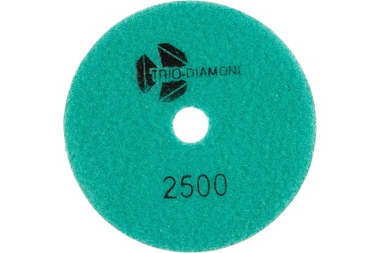 Круг алмазный гибкий шлифовальный Черепашка № 2500 125 мм TRIO-DIAMOND 352500